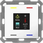 MDT BE-TAS55T4.01 KNX Taster Smart 55 4-fach mit Farbdisplay, Temp.-/Feuchtsensor,