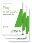 Keba 127939 RFID Karten (10er Packung), KEBA RFID cards design+UID