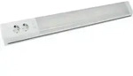 Heitronic 28146 Unterbauleuchte BONN, 15 W, 3000 K, L&auml;nge 762 mm, mit 2 Steckdosen