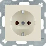 Berker 41438982 Schutzkontakt-Steckdose mit Schraub-Liftklemmen, S.1/B.3/B.7, wei&szlig;