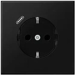 Jung LS1520-18CSWM Schutzkontakt-Steckdose 16 A, mit USB-Ladeger&auml;t 1 x Typ C,