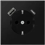 Jung LS1520-15CASWM Schutzkontakt-Steckdose 16 A 250 V ~, mit USB-Ladeger&auml;t 1 x Typ