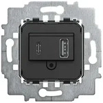 Busch-Jaeger 6475 U USB-Netzteil-Einsatz mit USB-A und USB-C Schnittstelle