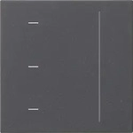 Gira 536528 S3000 Touchaufsatz, System 55, anthrazit