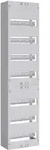 ABN VR17 Verteilerfeld 1V, 7x Ger&auml;tetragschiene 1V7, 84TE, BxH 250x1050 mm