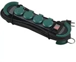 Bachmann 500.200 Steckdosenleiste HOOK Outdoor, 4x Schutzkontaktsteckdose, 4,0 m