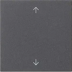Gira 536128 S3000 Bedienaufsatz Pfeile, System 55, anthrazit