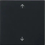 Gira 5361005 S3000 Bedienaufsatz Pfeile, System 55, schwarz matt