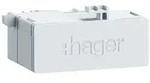 Hager ZZ45WAN2PP RJ45-Buchse in Patch/Patch Ausf&uuml;hrung 180&deg; f&uuml;r WAN-Anwendung,