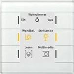 MDT BE-GT20W.02 KNX Glastaster II Smart mit Farbdisplay, wei&szlig;