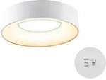 EVN R30180125 LED Anbauleuchte rund, wei&szlig;, IP54, 18W, 3000 bis 5700K, 1584lm, Switch