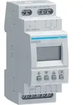 Hager EGN200 Digitale Multifunktions-Zeitschaltuhr mit Bluetooth und Display, 2-Kanal