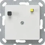 Gira 266403 FI-Schutzschalter 30 mA, System 55, reinwei&szlig; gl&auml;nzend