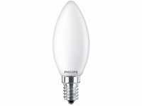 Philips 34750200 CorePro GLASS LED Kerzenformlampen, 6,5 W, 827, 806 lm, E14, nicht