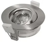 Heitronic 500954 LED Einbaustrahler DL6809, rund, 7 W, 2000 - 2800 K, IP44,