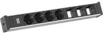 Bachmann 922.0071 Steckdosenleiste UNIVERSAL, 4x Schutzkontaktsteckdose, 3x Custom