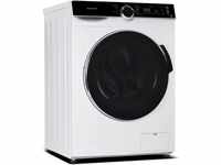 B (A bis G) HANSEATIC Waschmaschine Waschmaschinen Nachtwaschprogramm, AquaStop,