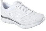 Sneaker SKECHERS "SUMMITS-SUITED", Damen, Gr. 36, silber (wei&szlig;, silberfarben),