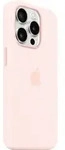 APPLE Smartphone-H&uuml;lle "iPhone 15 Pro Silikon mit MagSafe", rosa (hellrosa), Apple