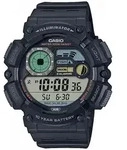 Chronograph, schwarz (schwarz, grau), CASIO TIMELESS COLLECTION, Armbanduhren,
