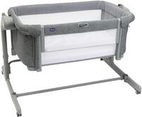 Chicco Beistellbett "Next2Me Magic Evo Dark Grey" mit Schaukelmodus; inklusive