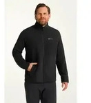 Fleecejacke JACK WOLFSKIN "WALDSTEIG FZ M", Herren, Gr. XXXL (60), schwarz,