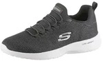 Slip-On Sneaker SKECHERS "DYNAMIGHT", Herren, Gr. 40, grau, Textil, Schuhe, Slipper,