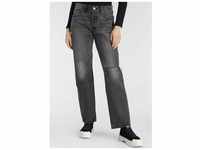 Weite Jeans LEVI'S "90'S 501" Gr. 27, Länge 30, grau (dark grey used) Damen...