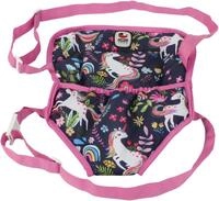 Puppen Bauchtrage CHIC2000 "Einhorn", blau (einhorn), Puppenausstattungen,