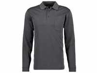 Poloshirt RAGMAN Gr. 6XL, grau (schiefer) Herren Shirts Langarm