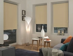 Seitenzugrollo GARDINIA "EASYFIX Rollo Thermo ENERGIESPAREND" Gr. 4, beige