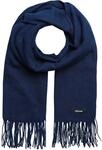 Jack & Jones Strickschal "JACSOLID WOVEN SCARF NOOS" Kunstfaser, mit Fransen