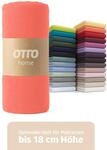 OTTO home Spannbettlaken "Physalis Basic und PREMIUM Qualit&auml;t, 100% Baumwolle,