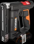 Worx Akku-Tacker "WX843.9 NailForce" f&uuml;r N&auml;gel bis 15mm & Tackerklammer bis 14mm,