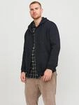 Kapuzensweatjacke "JJEBRADLEY mit Kapuze und weichem Innenmaterial", Herren, Gr. 3XL,