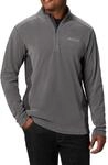 Fleecepullover COLUMBIA "KLAMATH RANGE II HALF ZIP", Herren, Gr. L, grau (anthrazit),