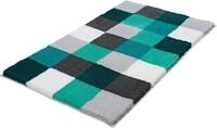 Badematte KLEINE WOLKE "Caro, Badvorleger, Badezimmer Teppich" Gr. 4, blau...