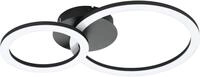 EGLO Deckenleuchte "PARRAPOS-Z Deckenlampe schwarz, TuneableWhite, ZigBee 3.0,