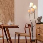 N&Auml;VE Stehlampe "Boho", braun, 4, &Oslash; 15,5cm H: 140cm, 1 Stk., Leuchten, 4flg., E14,