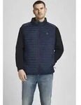 Steppweste "MULTI mit Stehkragen und normaler Form", Herren, Gr. 3XL, blau (navy