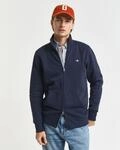 Gant Sweatjacke "REG SHIELD FULL ZIP SWEAT" mit Logostickerei auf der Brust