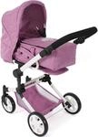 Kombi-Puppenwagen CHIC2000 "Jara, Jeans pink", rosa (jeans pink), Puppenwagen,