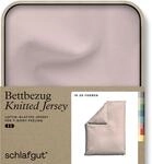 Schlafgut Bettbezug "Premium Bettbezug Knitted Jersey (1 St)" Ton-in-Ton