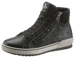 Schn&uuml;rboots REMONTE, Damen, Gr. 37, schwarz, Leder, Lederimitat, Textil, Schuhe