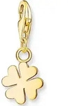 Charm-Einh&auml;nger THOMAS SABO "Kleeblatt", gold (gelbgoldfarben), Charms, Damen,