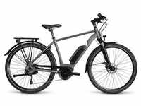 E-Bike HAWK BIKES "E-Trekking 500 Gent" E-Bikes Gr. 53 cm, 28 Zoll (71,12 cm), grau