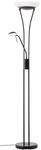 BRILLIANT Deckenfluter "Finn", schwarz, 1, H: 179cm, 1 Stk., Leuchten, Lesearm,