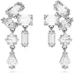 Paar Ohrstecker SWAROVSKI "MESMERA", silber (metallfarben, kristallwei&szlig;,
