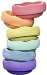 Balancetrainer STAPELSTEIN "Stapelstein rainbow pastel", bunt, Balancetrainer,