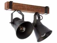 Deckenstrahler BRILLIANT "PLOW" Lampen Gr. Höhe: 24 cm, schwarz (schwarz